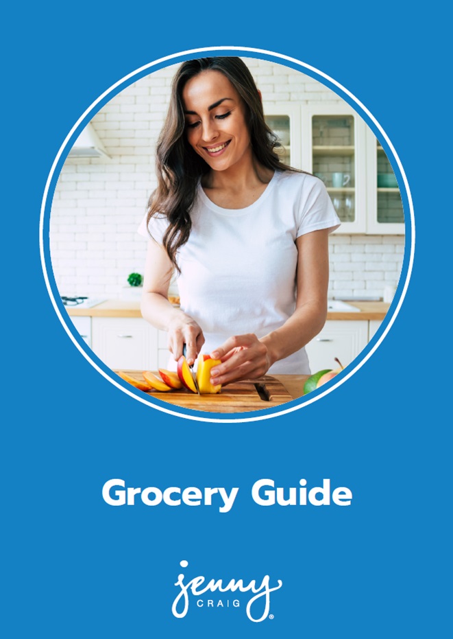 Jenny Craig Grocery Guide Cover