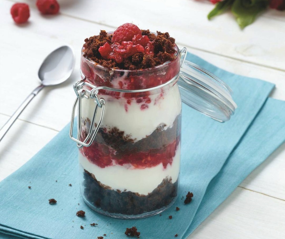 chocolate raspberry parfait