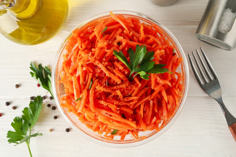 shredded carrot salad