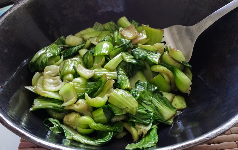 Savory Bok Choy Stir-Fry