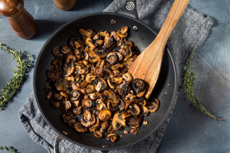 Sauteed Mushrooms are one of the best 5-minute healthy side dishes 