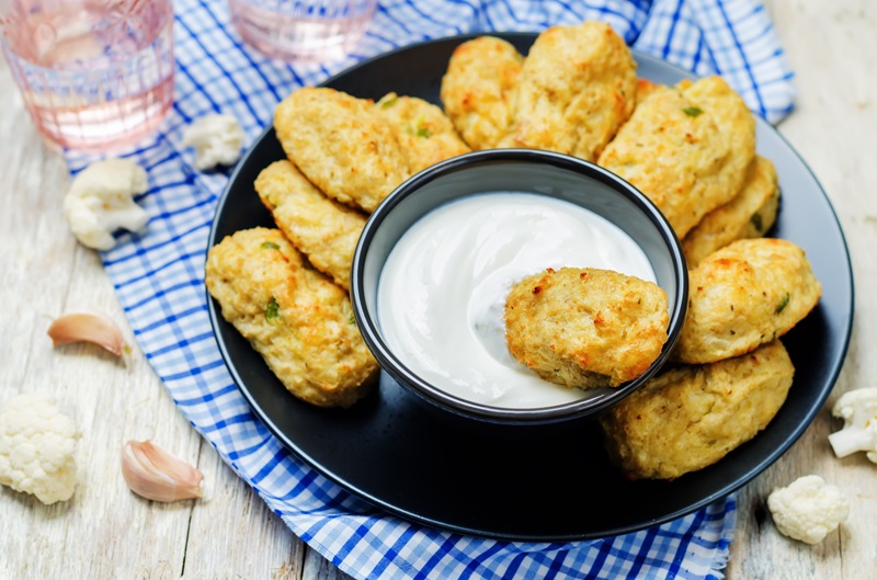 Baked cauliflower Tots