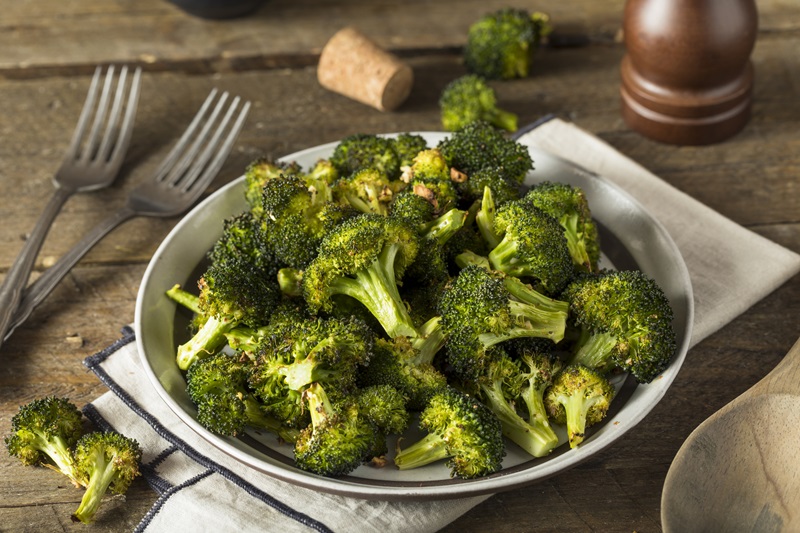 air fried broccoli