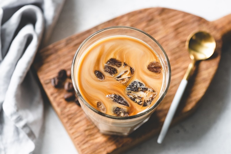 Iced Coffee with Nonfat Milk