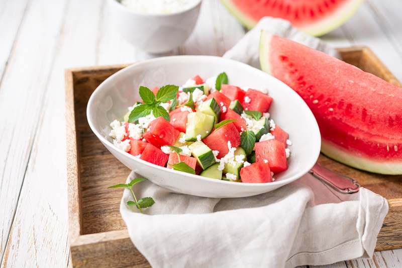 Watermelon and Mint Salad
